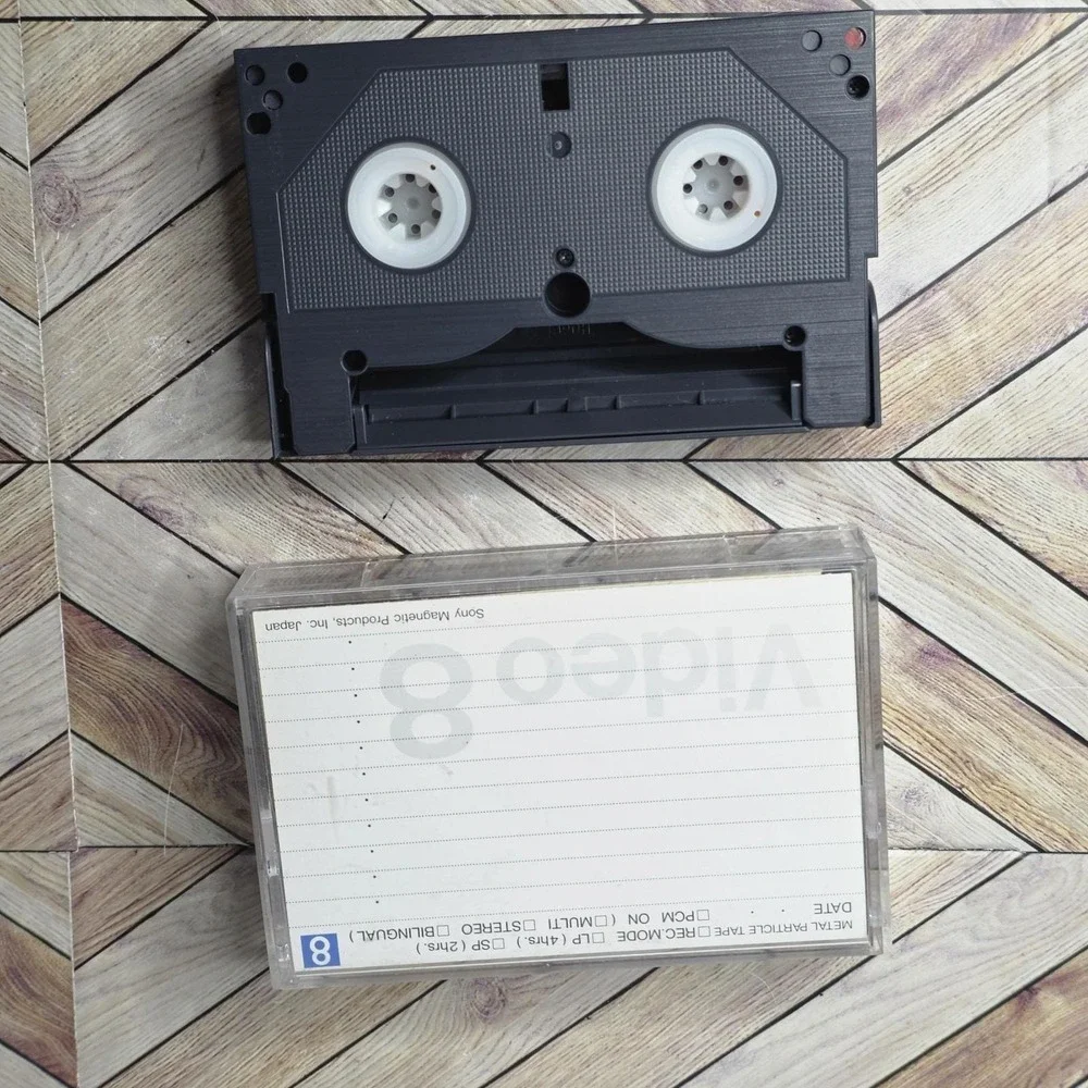 2 Sony P6-120MP Video 8 Tape Cartridge Blank Cassette A6, New Not Sealed READ